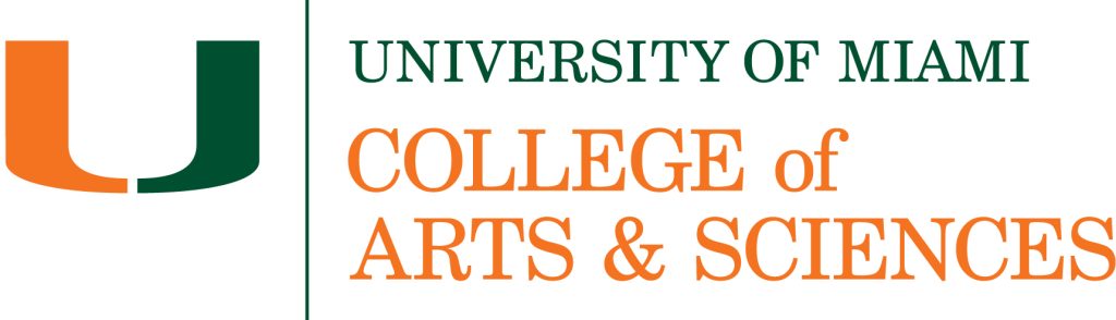 University of Miami College of Arts & Sciences logo in orange and green